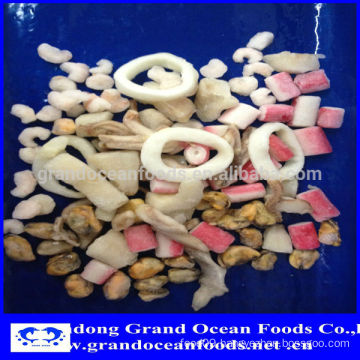 Frozen Seafood mix in color bag